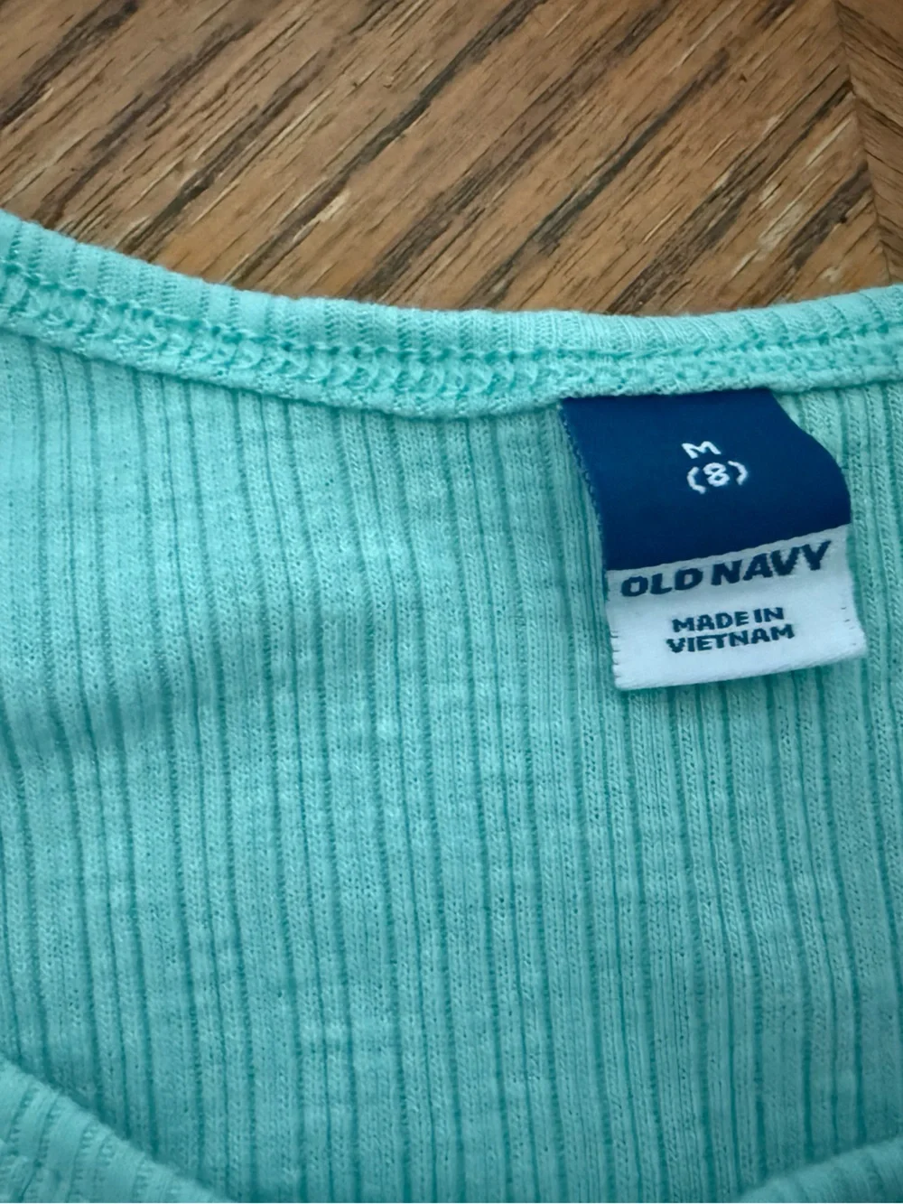 Old Navy Girls' Ribbed Tank Tops - Brown Stripe & Mint